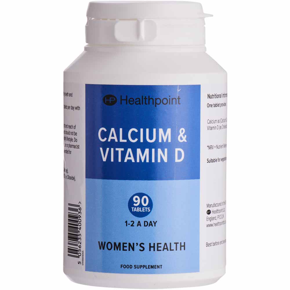 Healthpoint Calcium & Vitamin D 90pk  - wilko