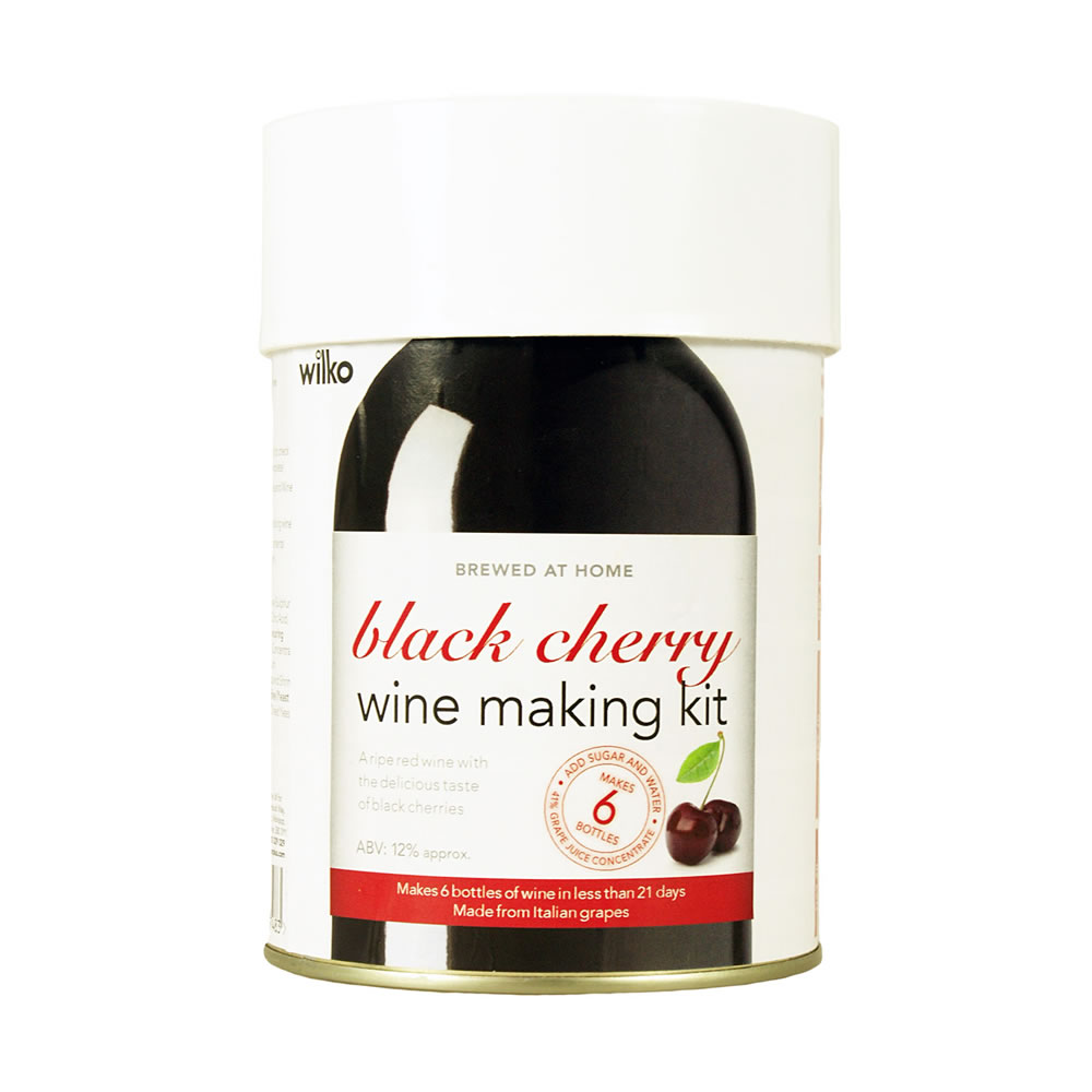 Wilko Black Cherry Wine Making Kit 900g Image