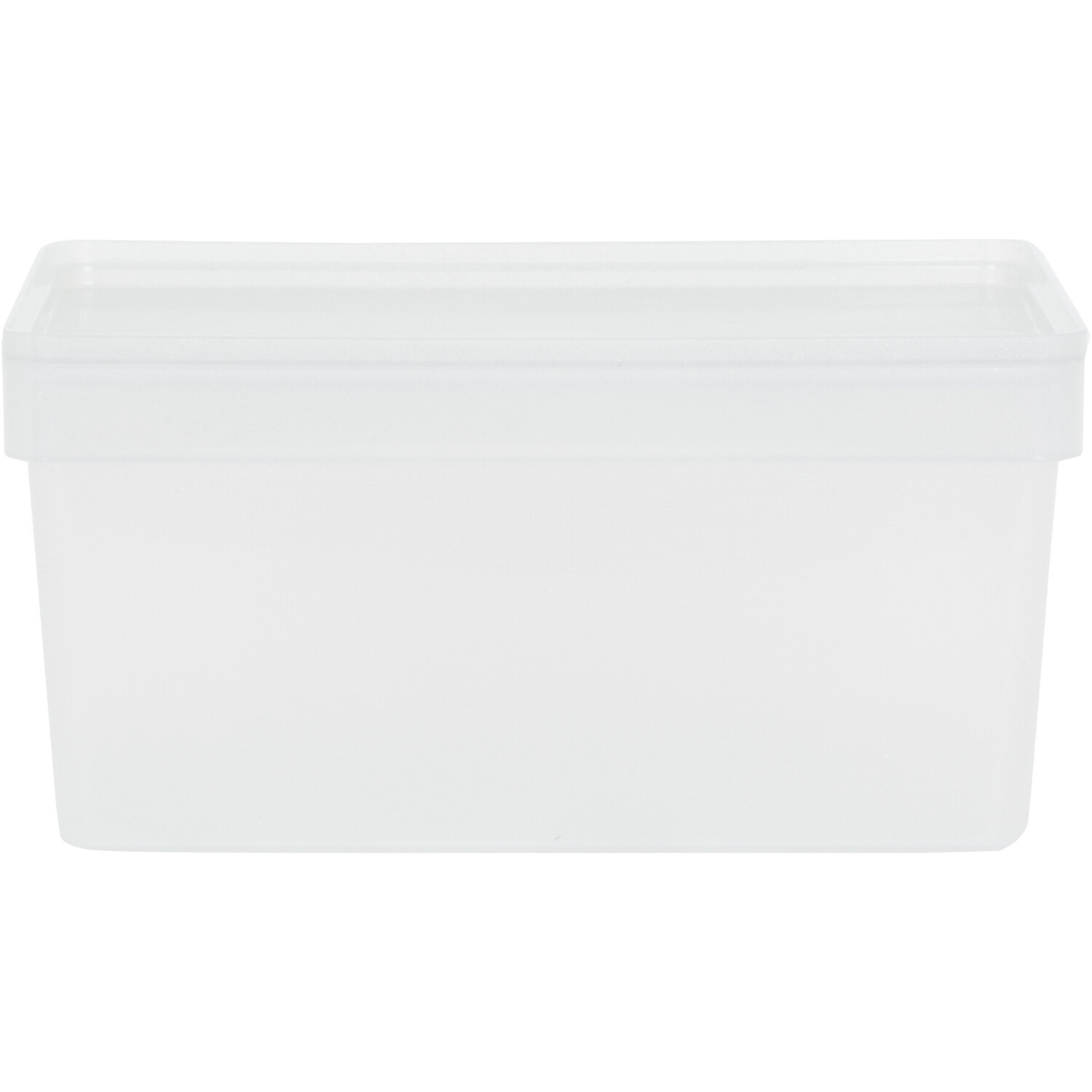 13.5L Clear Glitter Studio Storage Box with Lid Image 1