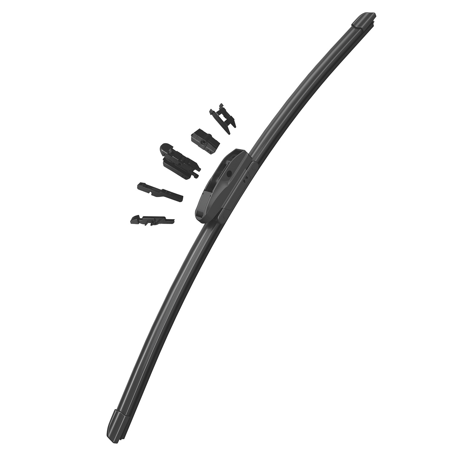 Multi-Function Flat Wiper Blade - Black / 16in Image 3