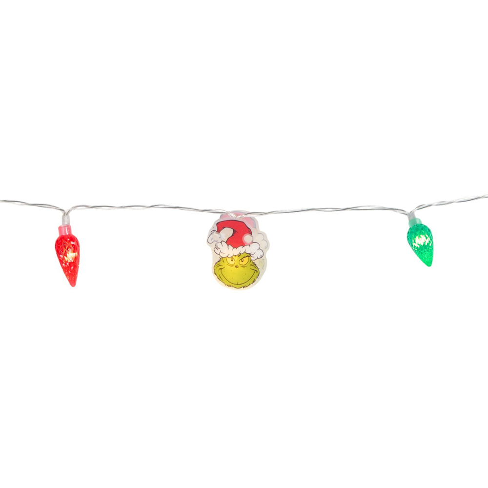 20 LED Grinch String LightsMulticolour Image 4