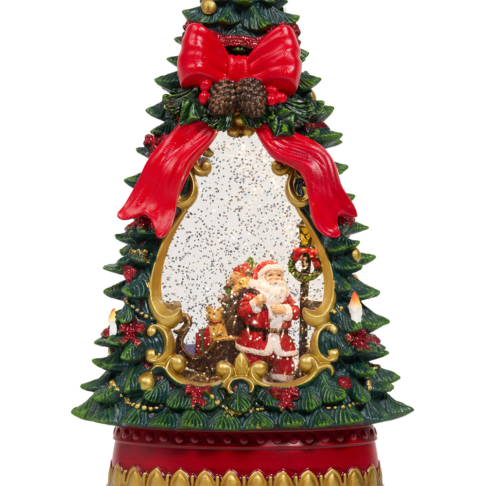 Traditional Tree Glitter Spinner Image 5