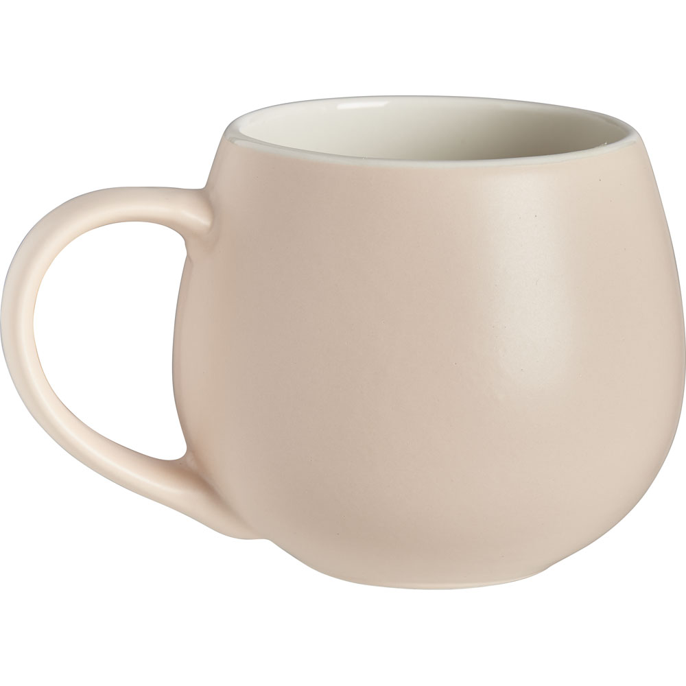 Wilko Pale Pink Soft Touch Mug Image 4