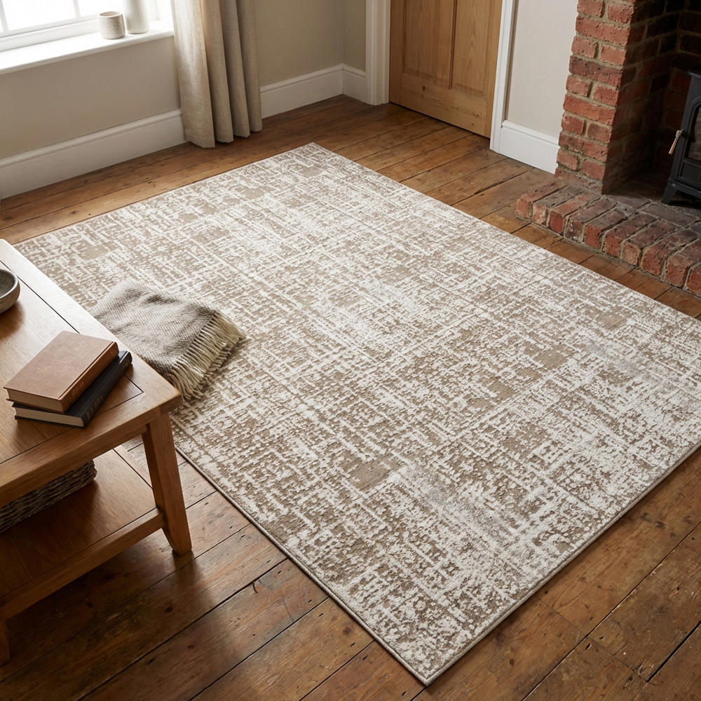 Eden Texture Rug - Beige Image 5