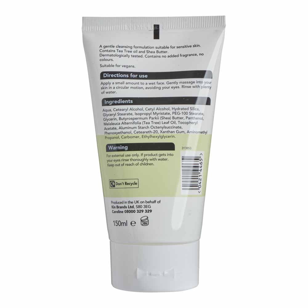 Skin Therapy Tea Tree Facial Scrub 150ml Image 2