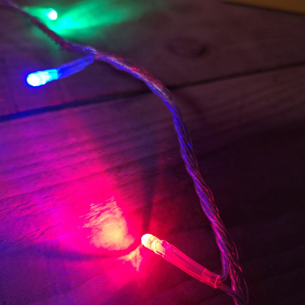 Samuel Alexander Multi Coloured LED Connectable Christmas String Lights 8m Image 2