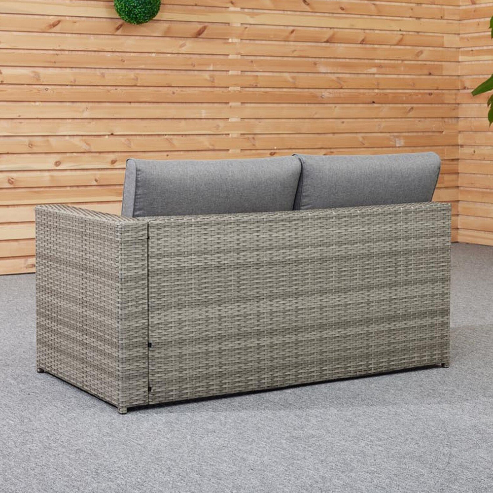 Malay New Hampshire Grey Conversation Firepit Lounge Set Image 4