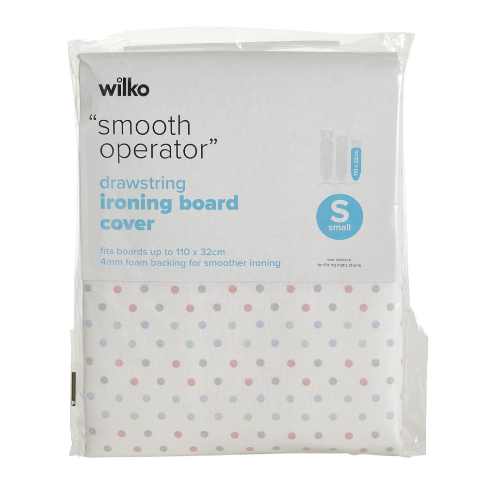 Wilko Small Ironing Board Cover 110 x 32cm Image 1
