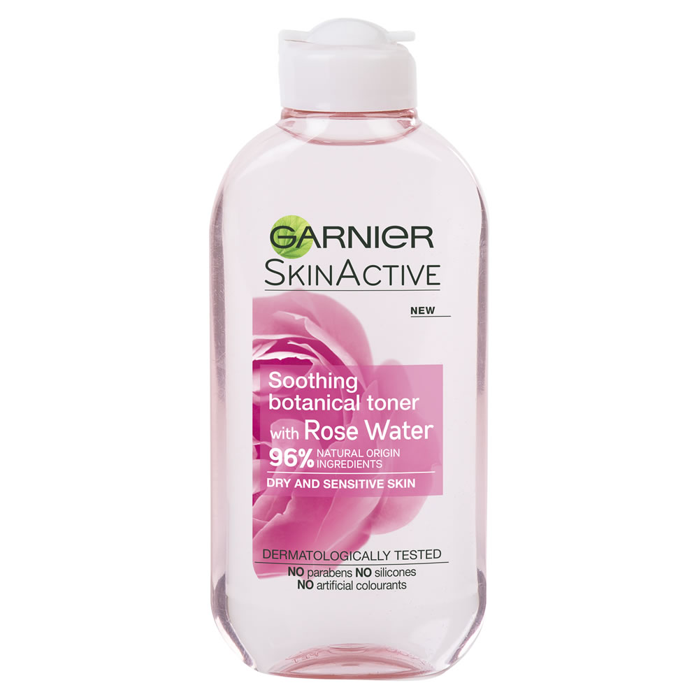 Garnier Natural Rose Sensitive Skin Water Toner 200ml Image 1