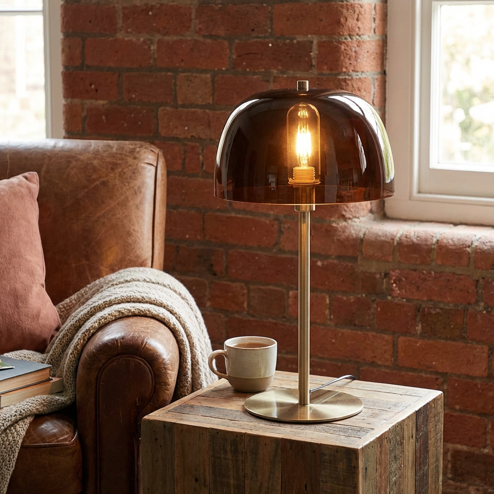 Adeleyn Table Lamp Brown Image 6