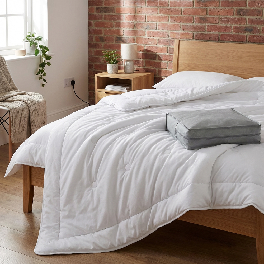 White Double All Seasons Duvet Image 4