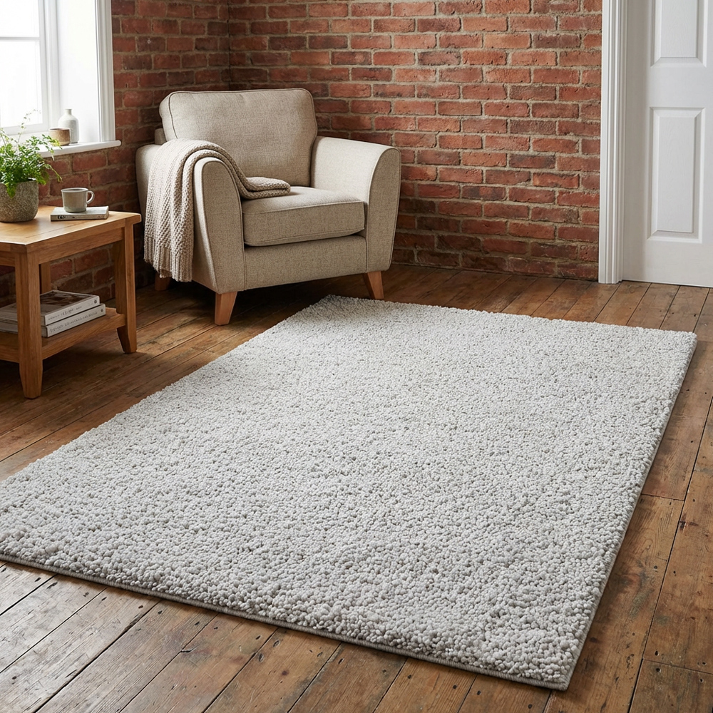 Alaska Pebble Shaggy Rug 120 x 180cm Image 3