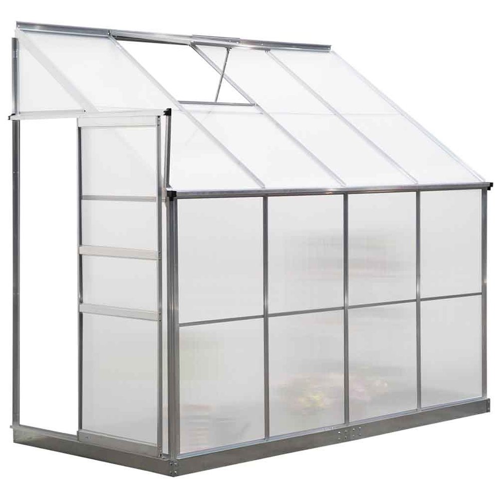 Outsunny Silver 4.1 x 8.3ft Walk In Greenhouse Image 1