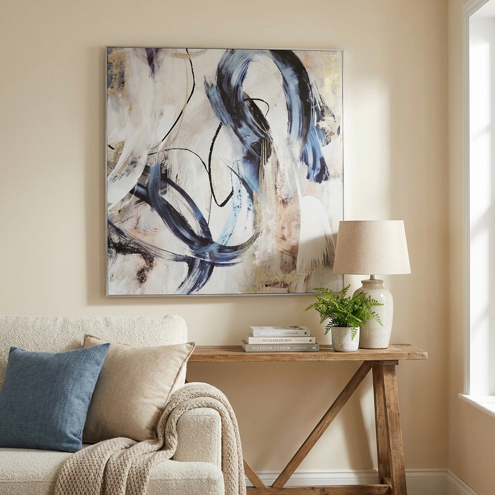 Contemporary Abstract Framed Canvas Image 5