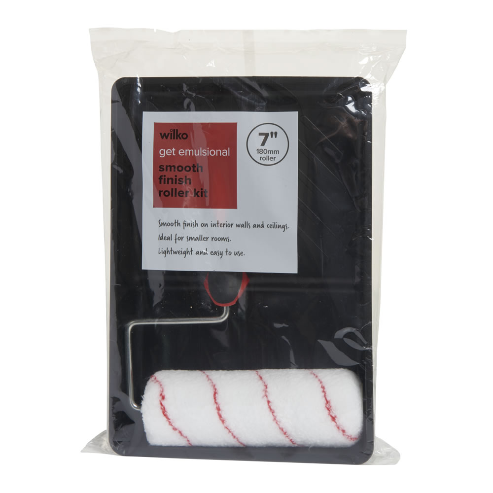 Wilko Smooth Finish Roller Kit 7in Wilko