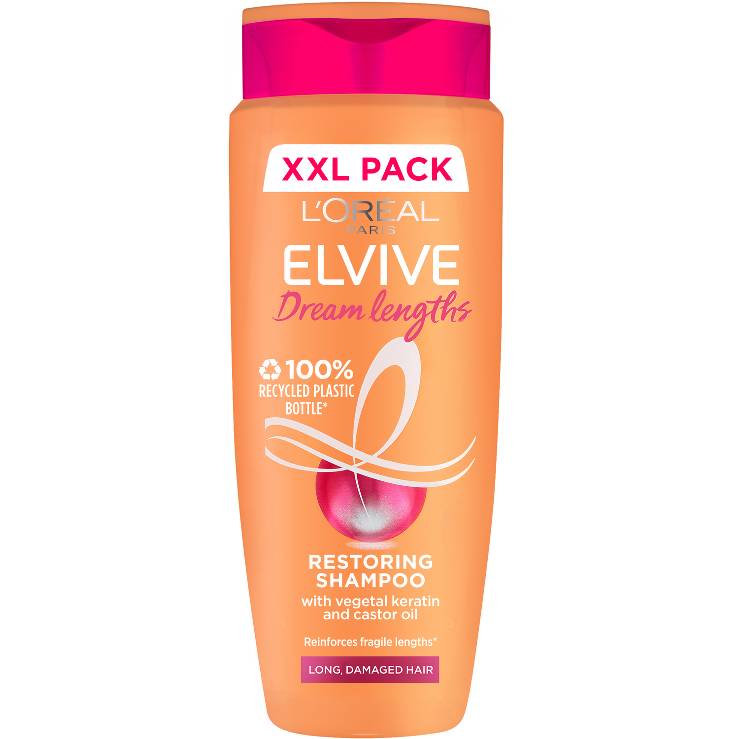 Elvive Dream Lengths Shampoo 700ml - Orange Image 1