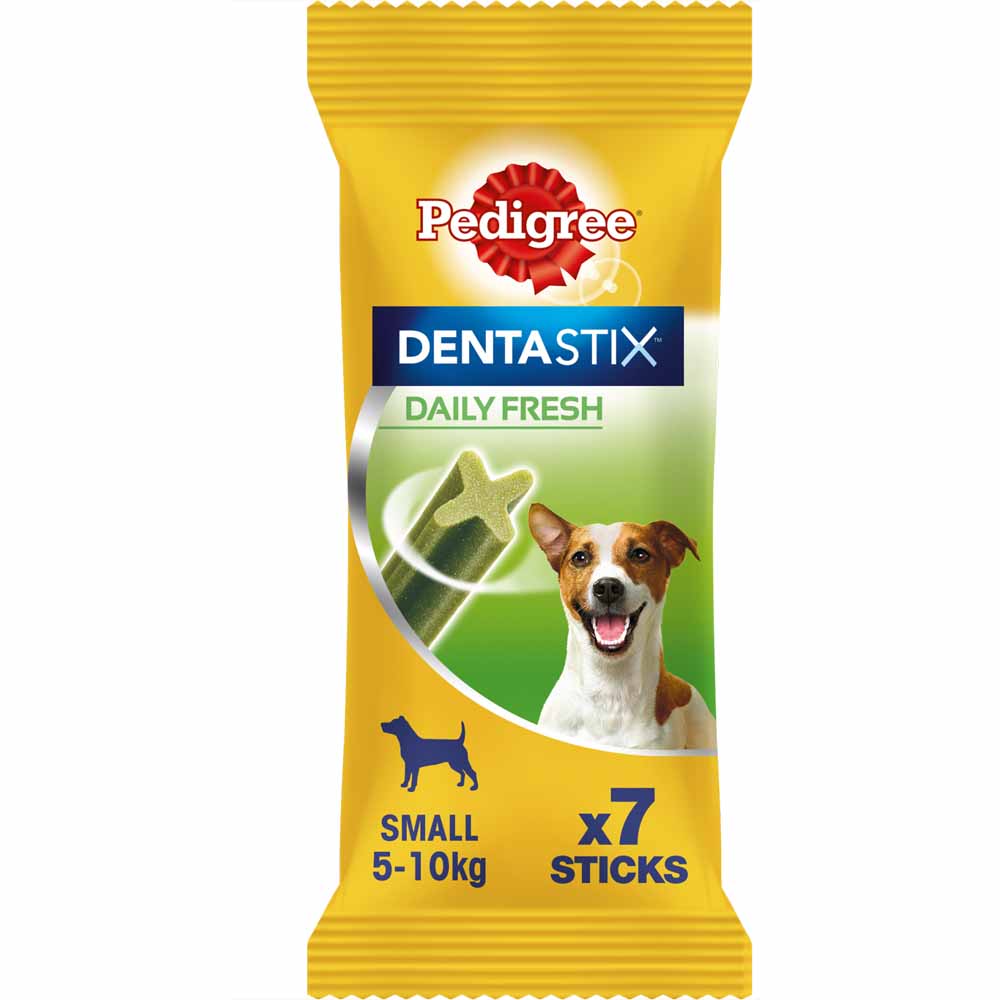 Pedigree 7 pack Dentastix Daily Oral Care Dog Treats for Small Dogs Image 1