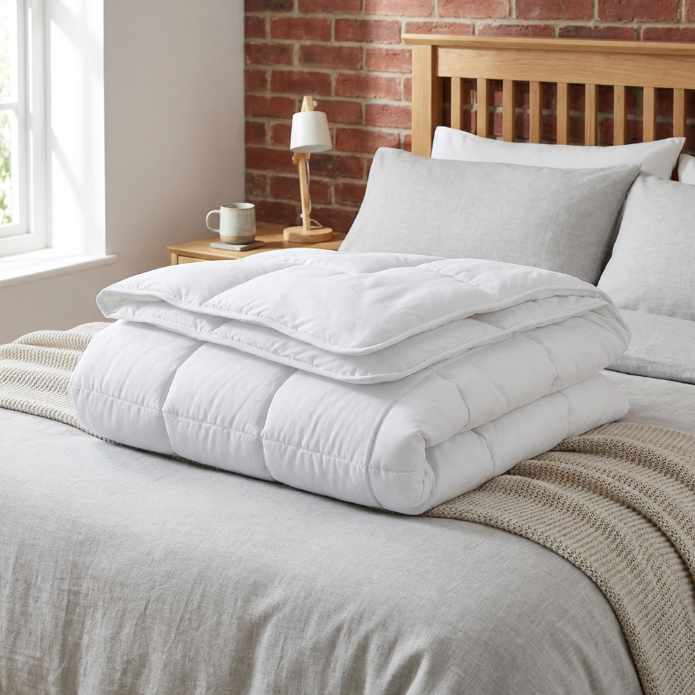 White Double All Seasons Duvet Image 6