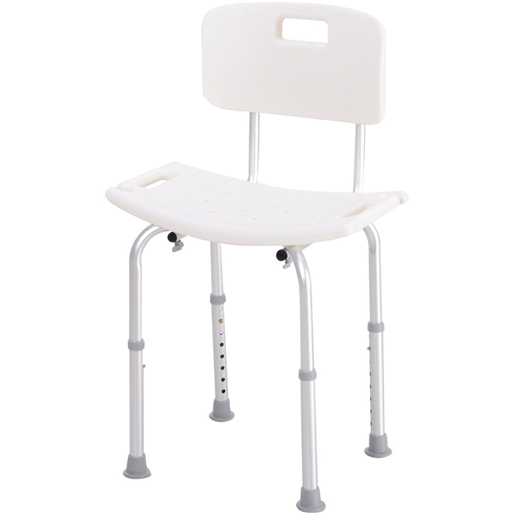 Portland Height Adjustable Aluminium Shower Chair Image 1