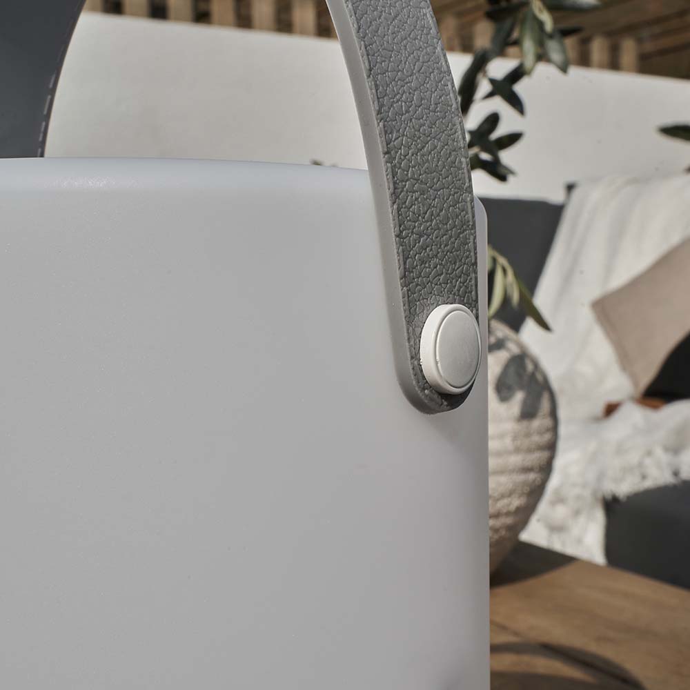 ValueLights Daomu 2 Pack White Mushroom Table Lantern Image 3