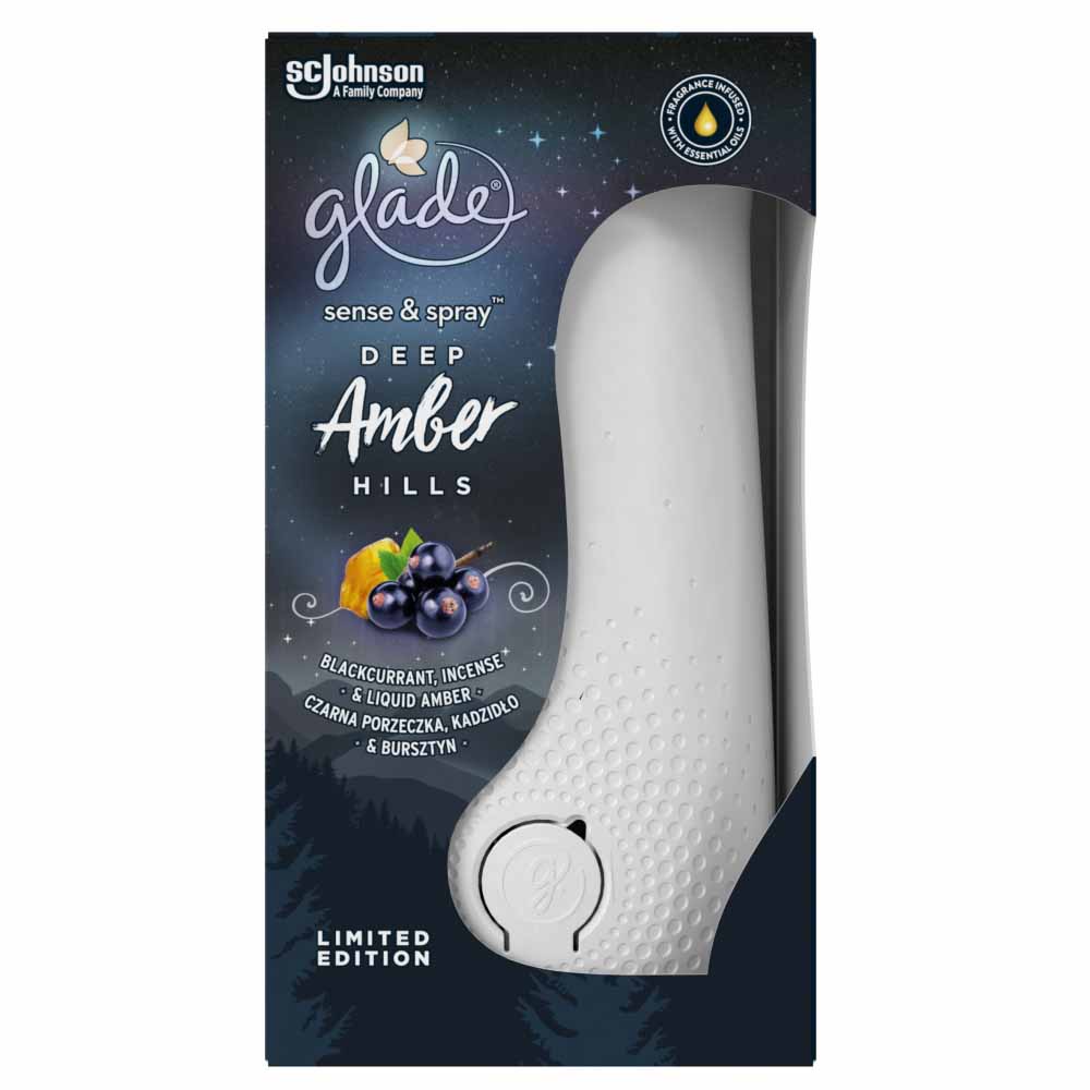Glade Sense & Spray Amber Hills Automatic Air Freshener Wilko