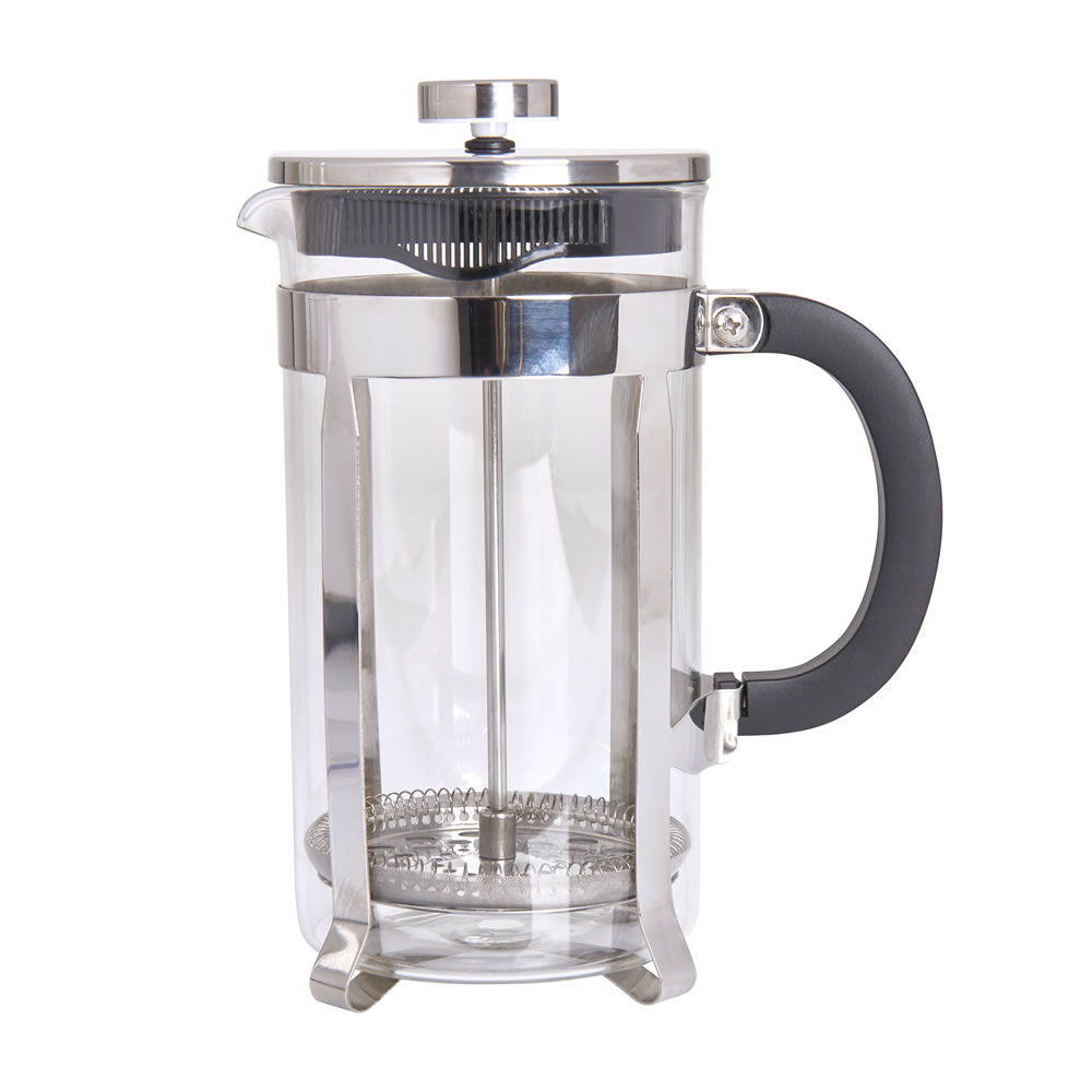 Wilko 800ml Stainless Steel Cafetiere Image