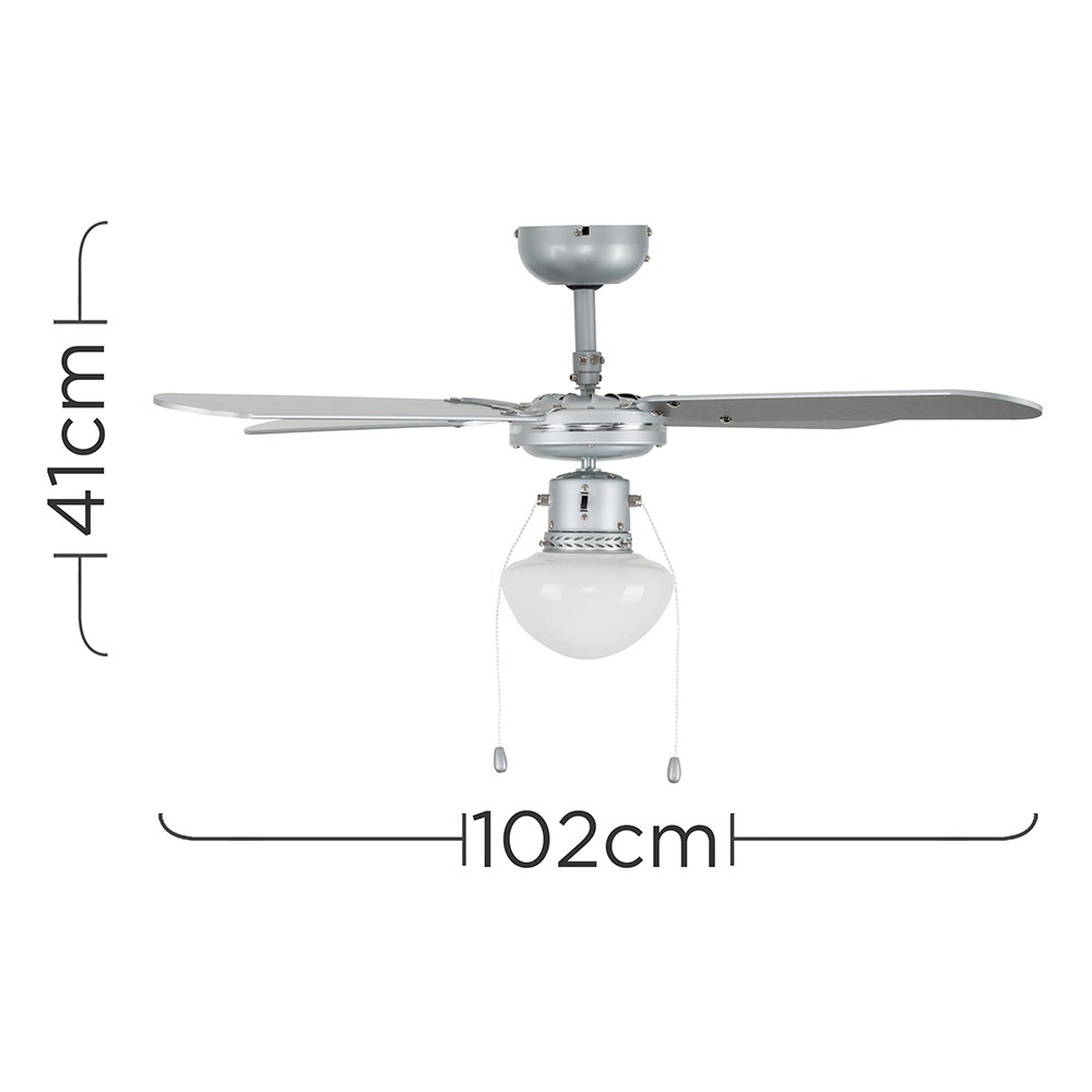 ValueLights Mirage Ceiling Fan 42 inch Image 9