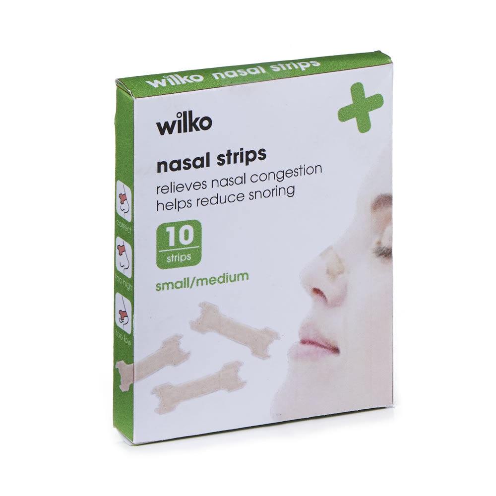 Wilko Nasal Strips 10 pack Image
