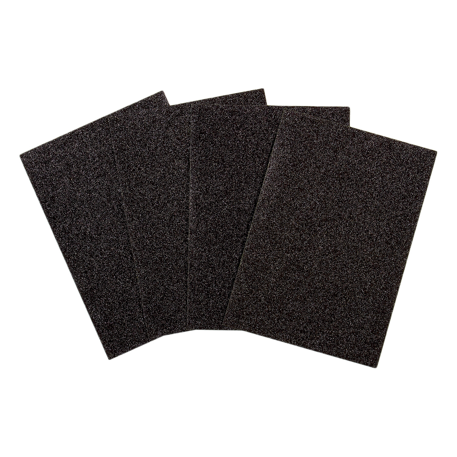 Crafty Club Pack of Ten Black Glitter Card Image 4