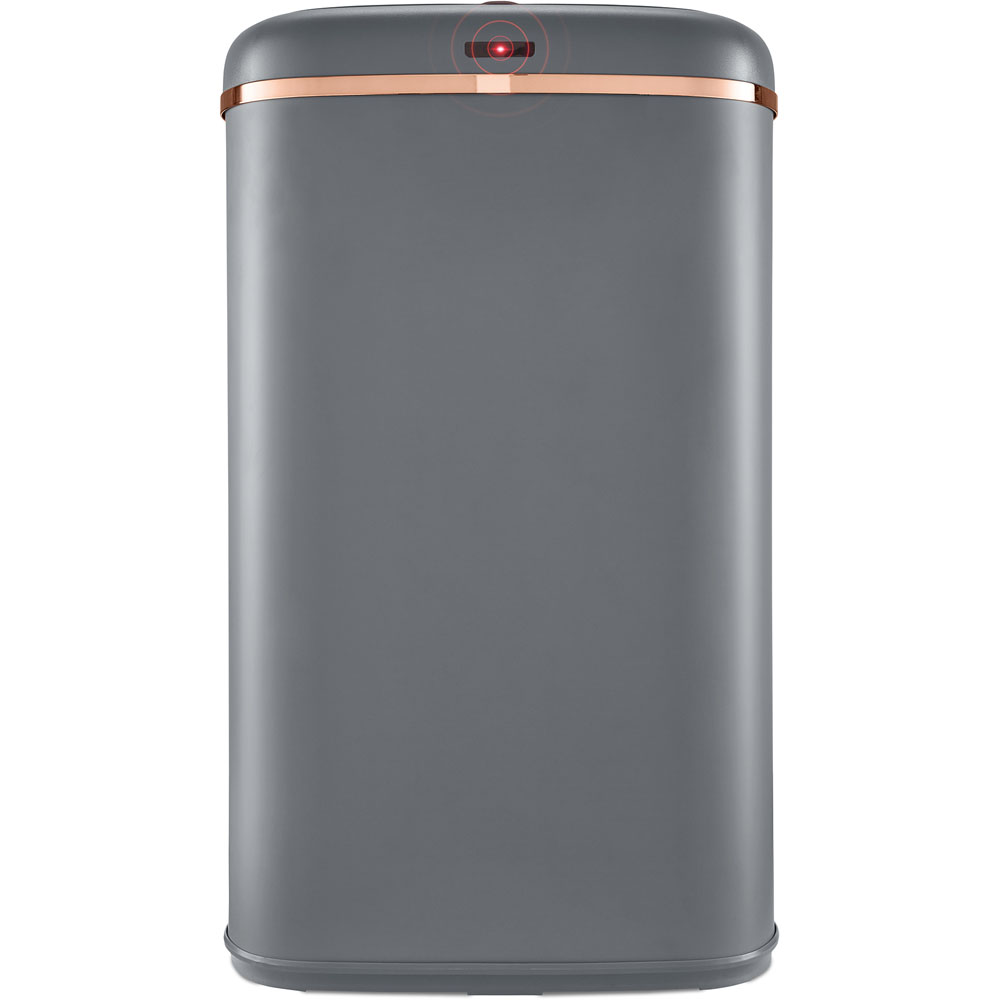 Tower Grey Square Sensor Bin 58L Image 3