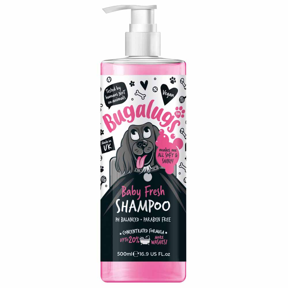 Bugalugs Baby Fresh Dog Shampoo 500ml Wilko