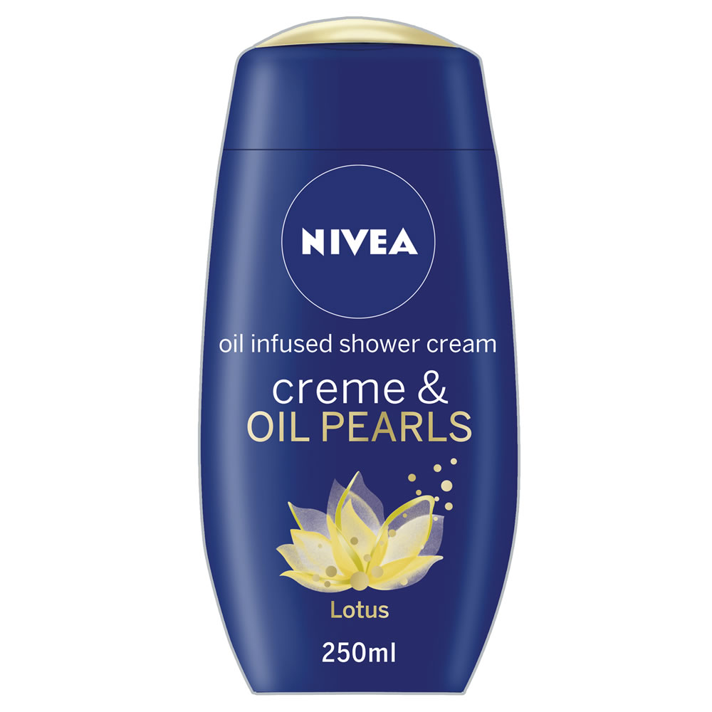 Nivea Scent of Lotus Shower Creme and Oil Pearls 250ml Image