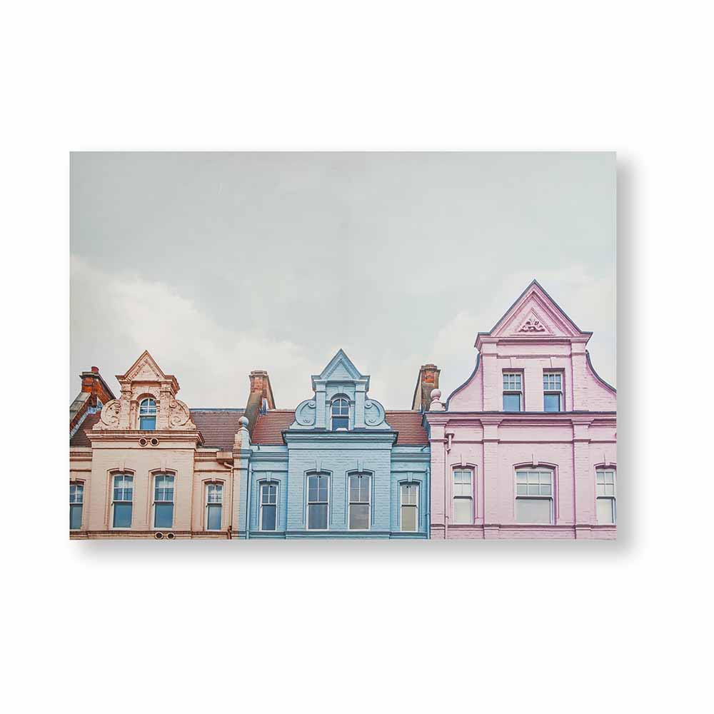 Art For The Home Pretty Pastel Skyline 70 x 50cm Image