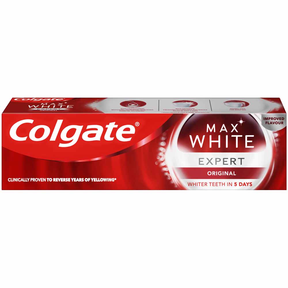 Colgate Max White Expert Toothpaste Pearl Mint 75ml Image 2