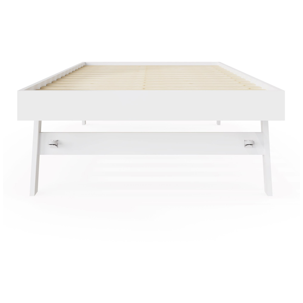 GFW Madrid White Wooden Trundle Day Bed Image 4
