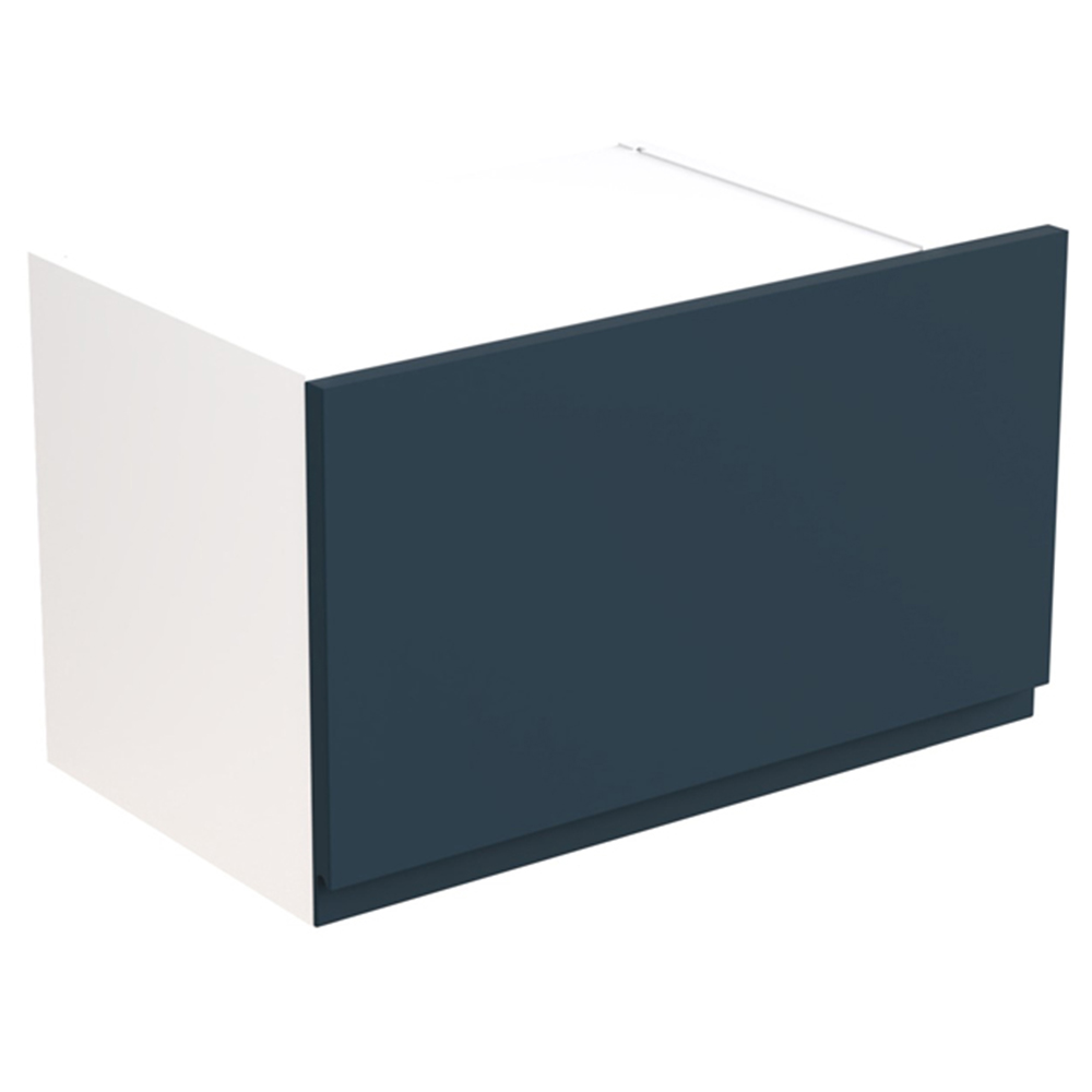 Kitchen Kit J-Pull Matt Indigo Blue Bridging Wall Kitchen Cabinet Flatpack 500mm Image 1