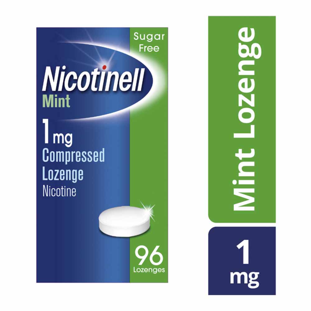 Nicotinell Mint Lozenge 1mg 96 pack Image 1