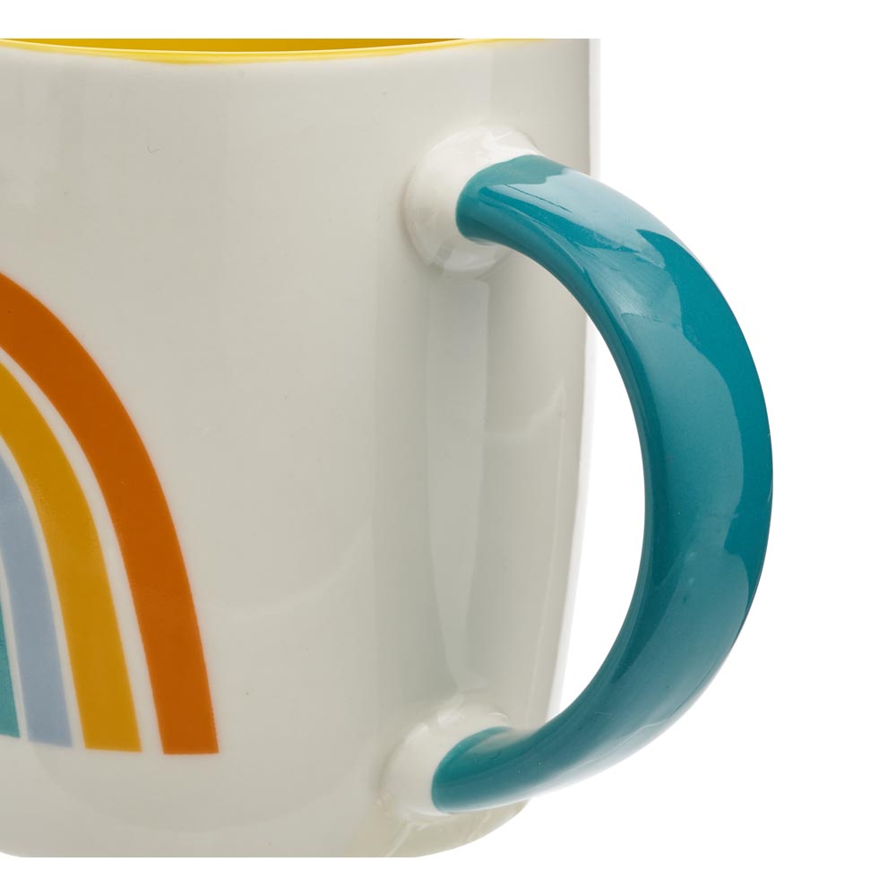 Wilko Rainbow Slogan Mug Image 5