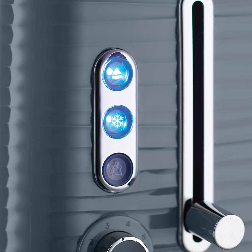 Russel Hobbs Grey Inspire 2 Slice Toaster Wilko