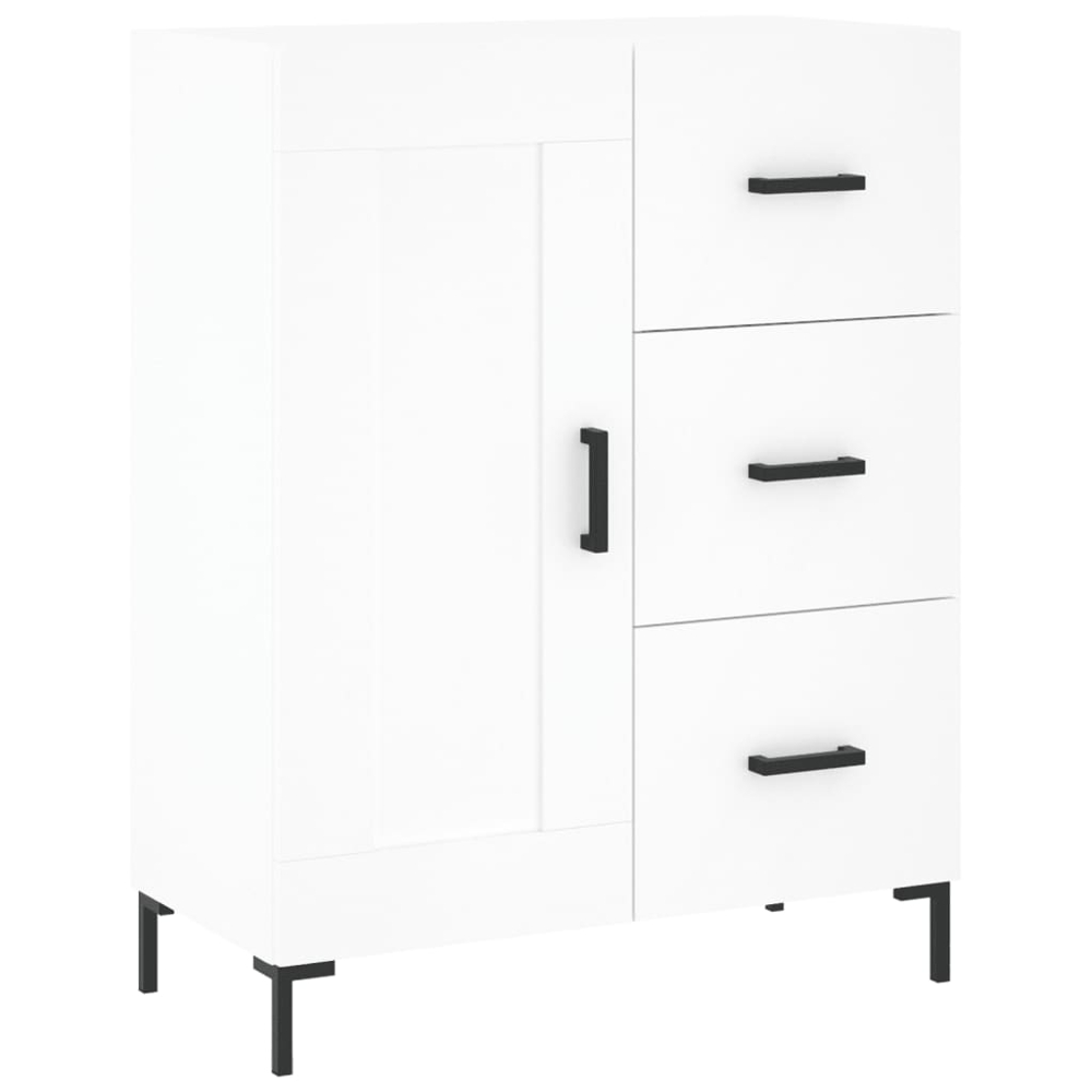 vidaXL 3 Door 3 Drawer White Highboard Image 7