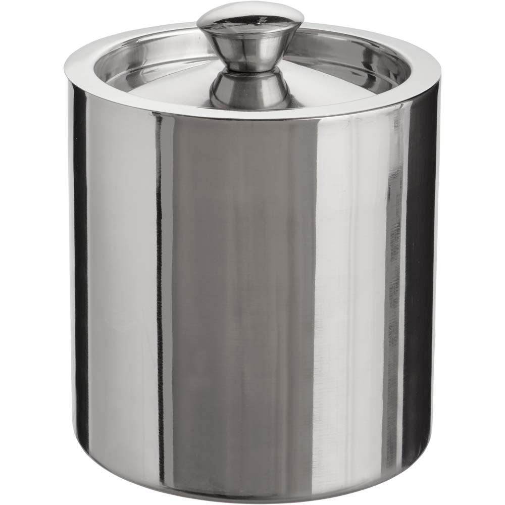 Wilko Stainless Steel Ice Bucket with Tongs Image 3