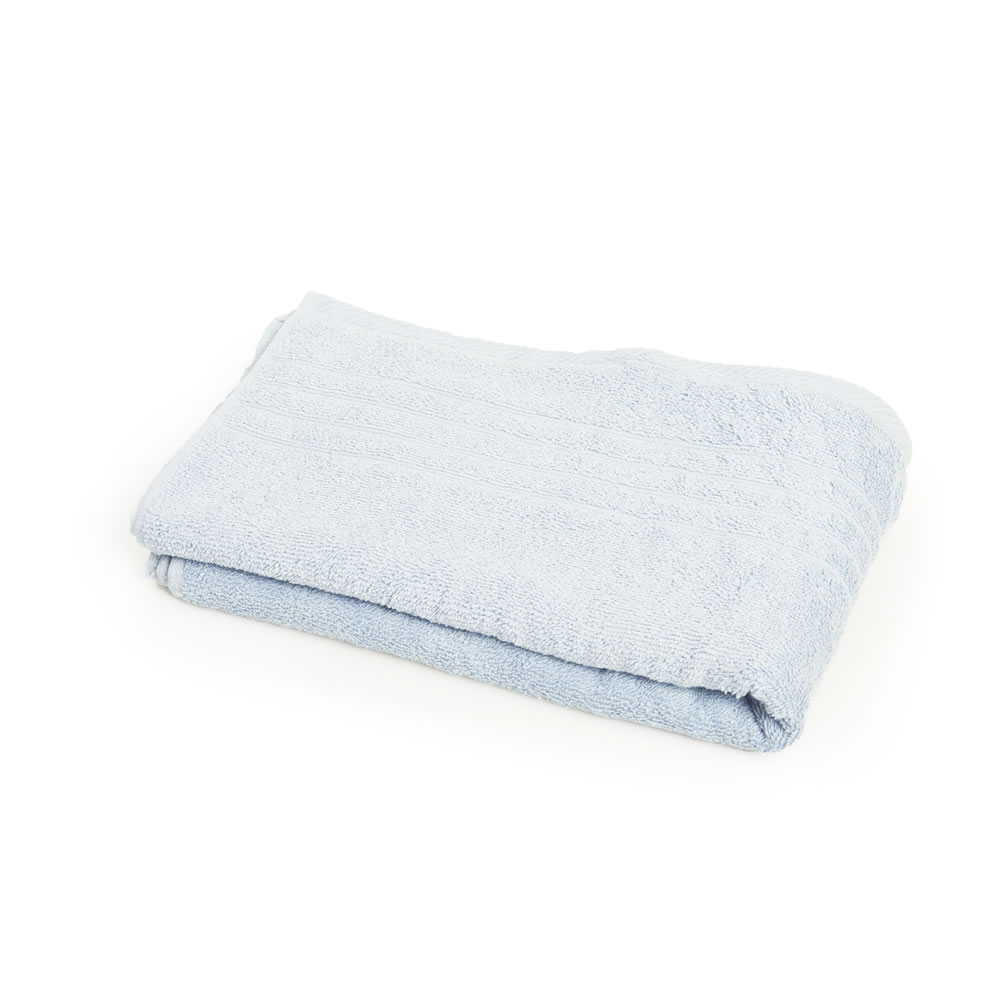 Wilko Bath Towel Coastal Blue Image