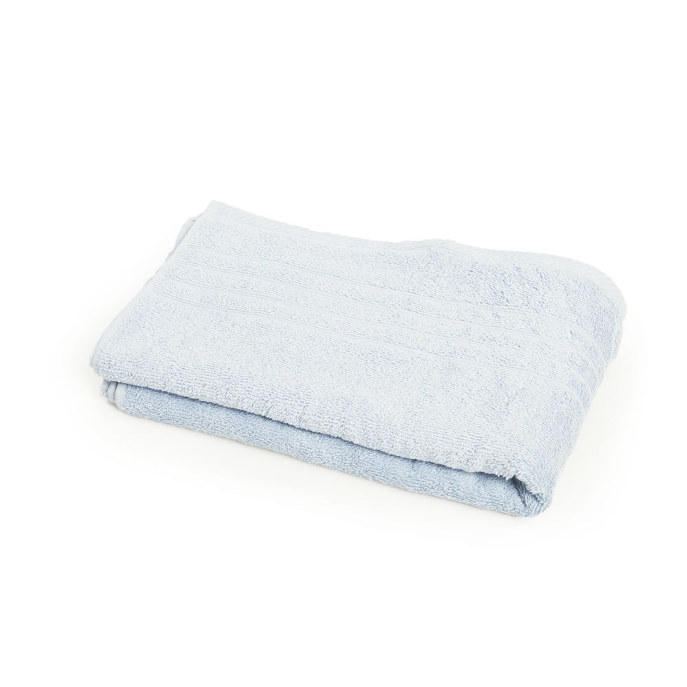 Wilko Bath Towel Coastal Blue Wilko