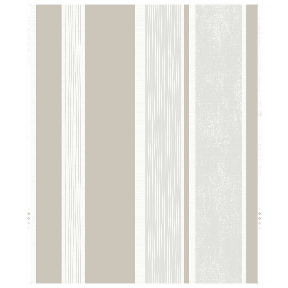 Wilko Jackson Stripe Neutral Wallpaper Image 1