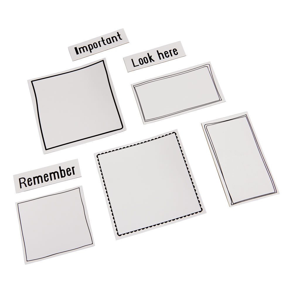 Wilko Whiteboard Magnet Kit Image