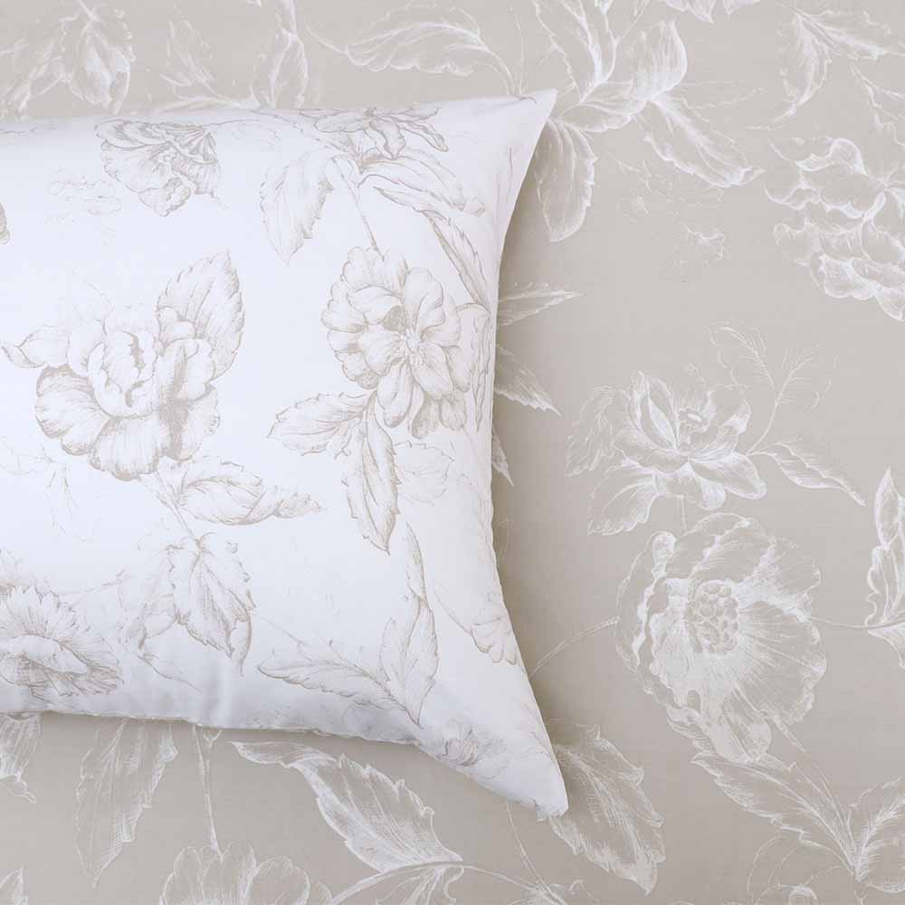 Wilko Etched Floral Duvet Set Double Wilko
