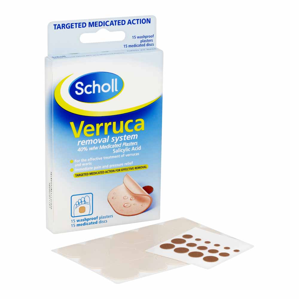 Scholl Foot Care Medicated Verruca Removal System 15 pack Image 2