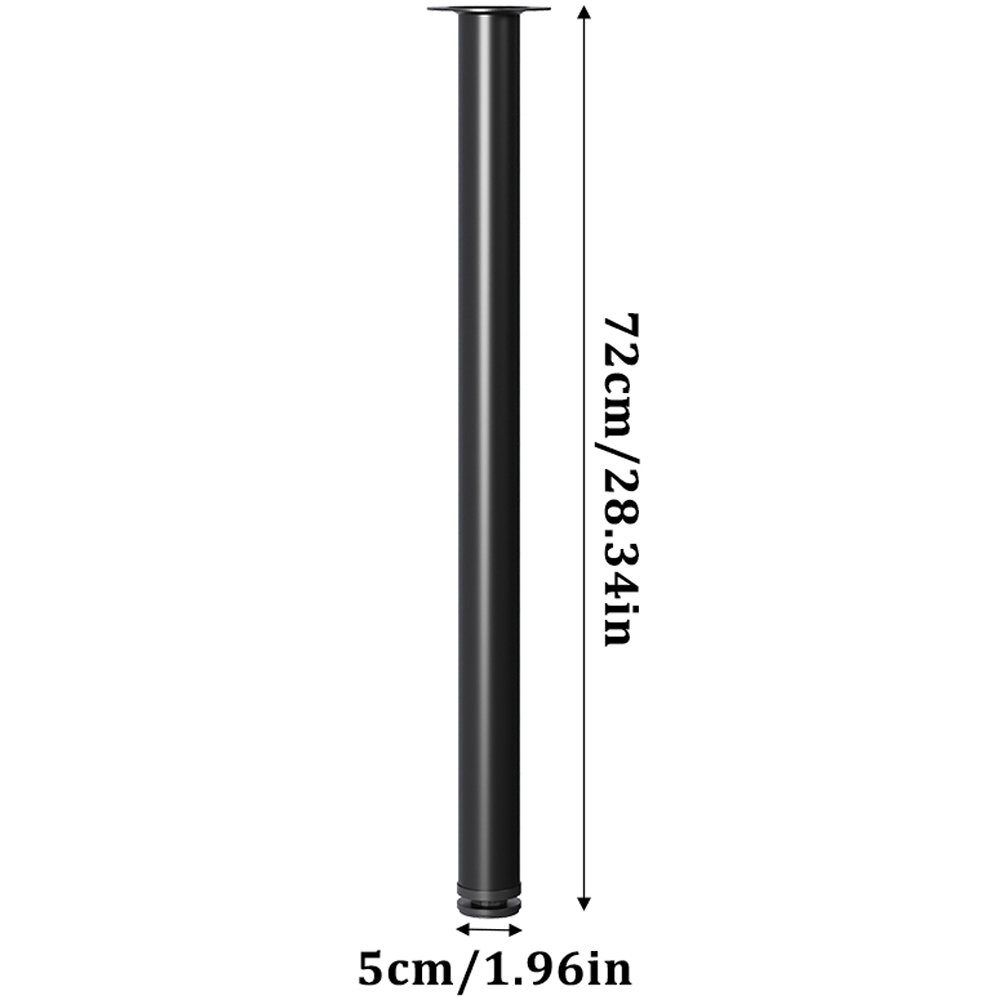 Living and Home Round Metal Table Leg 71cm 4 Pack Image 7