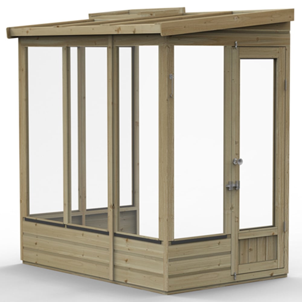Forest Garden Wallscape Lean-to 6 x 4ft Greenhouse Image 3