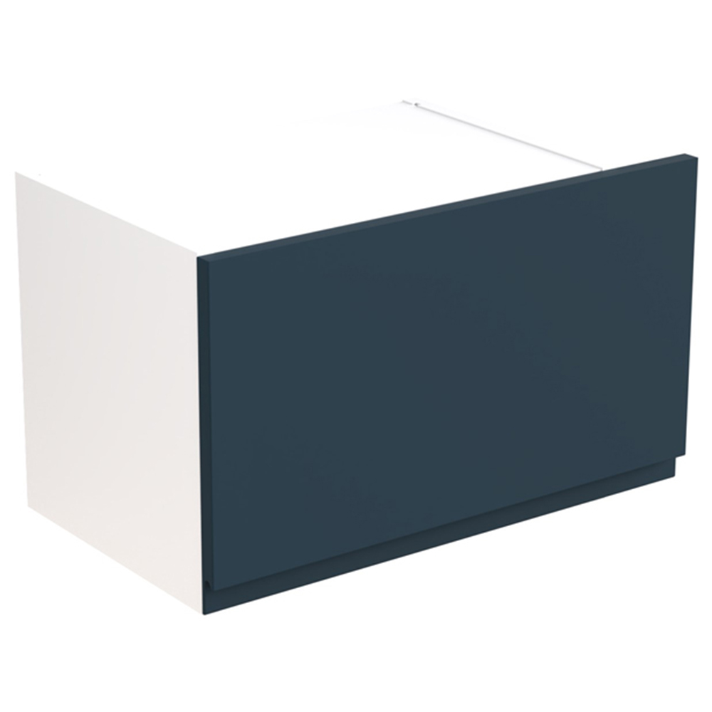 Kitchen Kit J-Pull Matt Indigo Blue Short Bridging Wall Kitchen Cabinet Flatpack 500mm Image 1